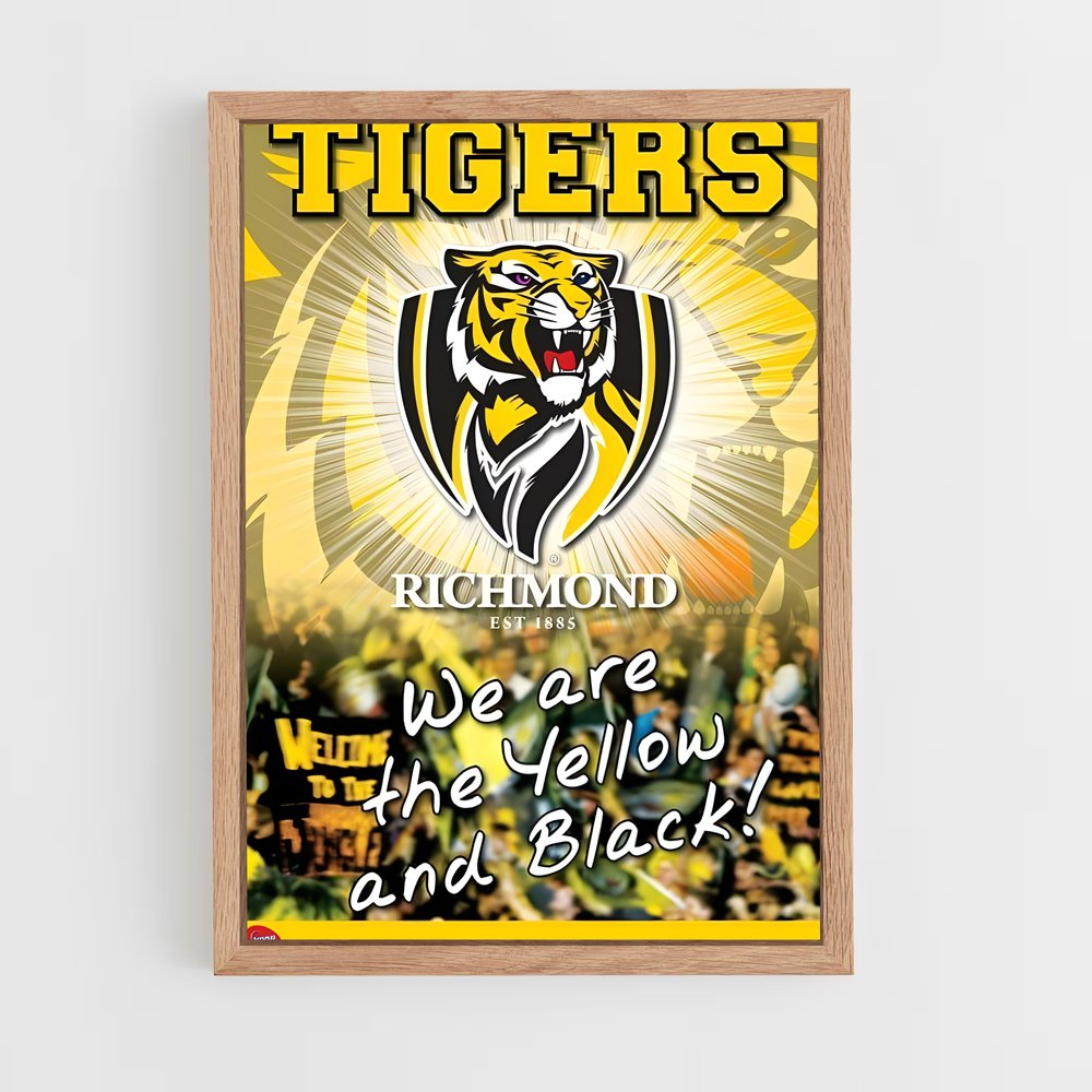 Poster Rivalité Sauvage – affiche Football australien (vue 4)